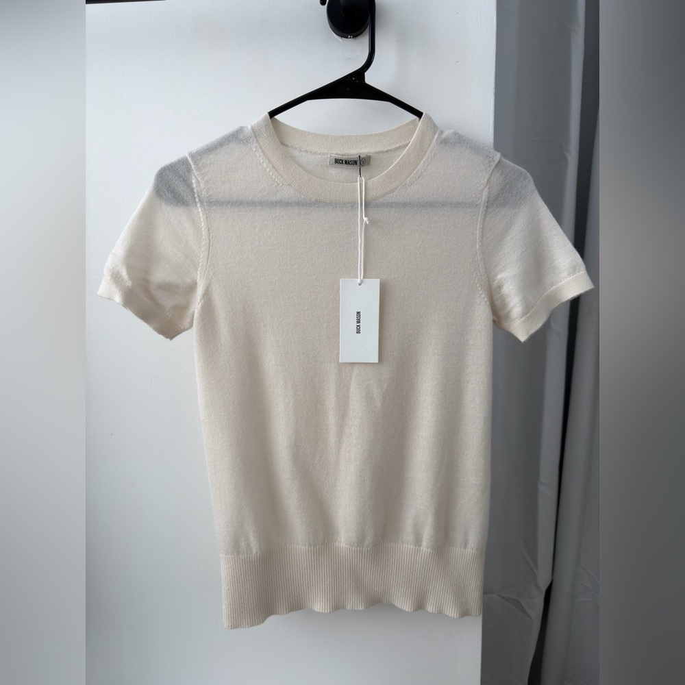 NWT Buck Mason FEATHERWEIGHT SILK CASHMERE TEE